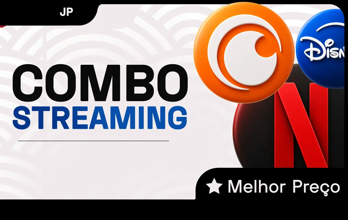 Combo • Crunchyroll + Disney + Netflix